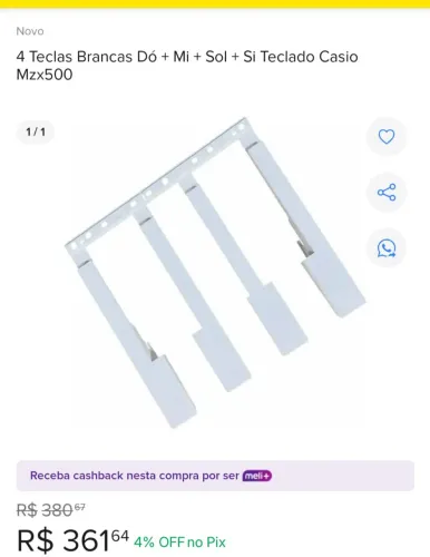 Teclas Cassio MZ X500