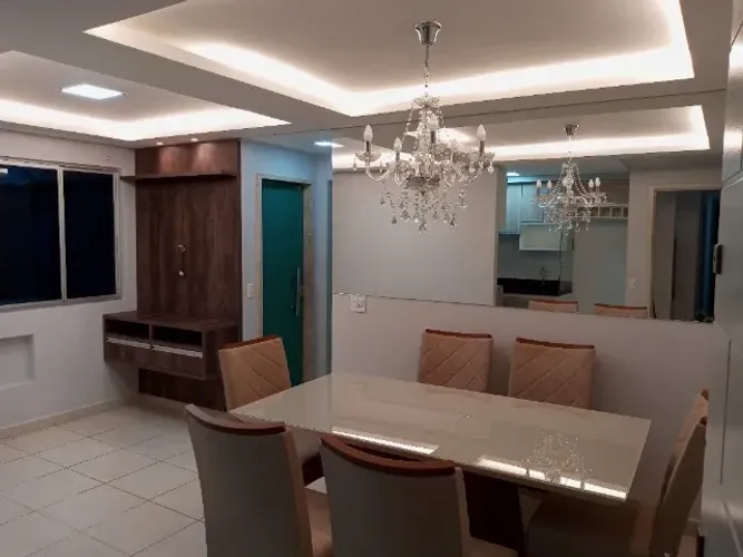 Alugo Apartamento Semimobiliado no Total Ville I