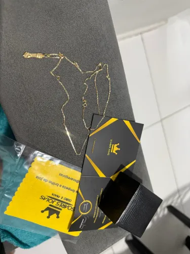Cordão de ouro Piastrine italiano 18k