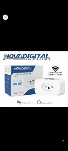 Tomada Inteligente Wifi Novadigital Medidor De Consumo Alexa