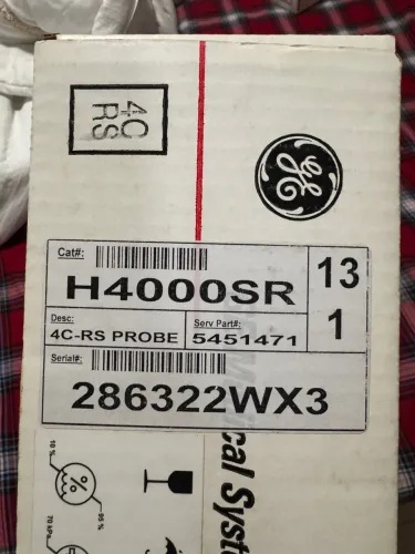 Sonda GE 4C-RS Original - Usada apenas 2x para teste - Estado de nova - Embalagem original