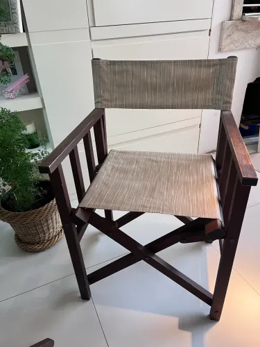 Conjunto para jardim ou piscina tok stok - mesa+2 cadeiras dobrável 