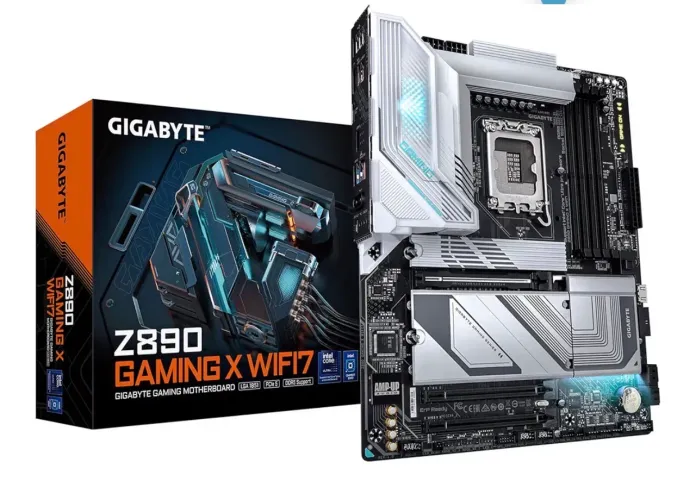 Placa Mãe Gigabyte Z890 GAMING X WIFI 7 (LGA 1851/4xDDR5/USB4 TYPE-C/HDMI/DP/M.2/2.5GbE)