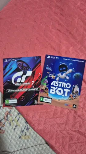 Conjunto ASTROBOT e Gran Turismo 7 Mídia Digital ACEITO OFERTAS
