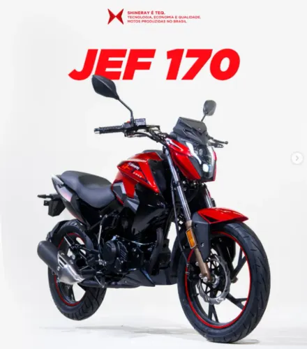 Shineray JEF 170 0km 2027 - Financiamento Sem Entrada em até 48x