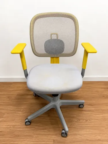 Cadeira Flexform Dot Yellow N Grey Ergonômica NR17 Seminova