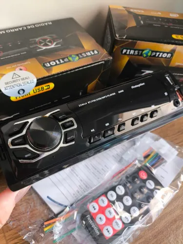 Som automotivo FIRST OPTION 6688 - BLUETOOTH + USB + CONTEOLE