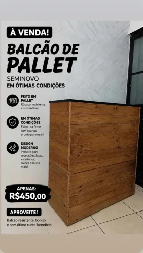 Balcão de pallet