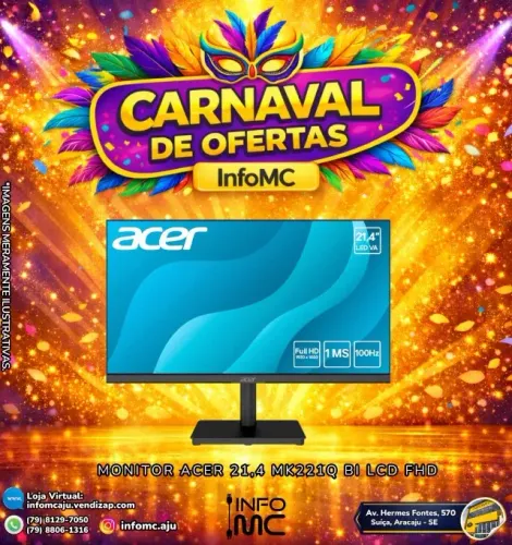 Monitor Acer 21.4 mk221q 