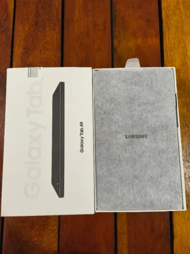 Tablet Samsung Galaxy Tab S9 - ZERO, na caixa.