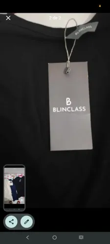 Camiseta blinclass tamanhos G