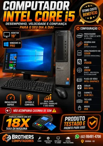 Computador core i5 Completo