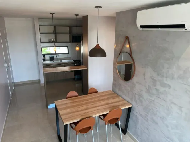 Flat Mobiliado para Aluguel no Haus Boa Vista | 37m² | Prédio Novo | Lazer Completo