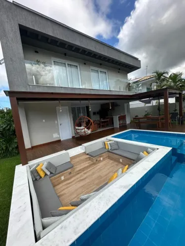 Casa em Condomínio para Locação em Camaçari, Alphaville (Abrantes), 5 dormitórios, 5 suíte
