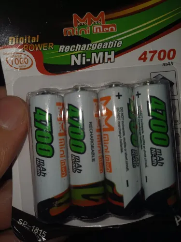 Pilha recarregável 4700 mAh