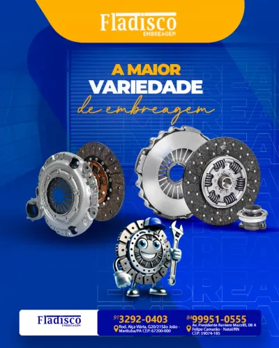 A Maior Variedade de Embreagens para Linha Pesada, Leve e Agrícola!