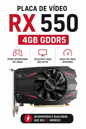 Rx 550 4GB ELSA usada em bom estado.