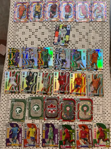 Coleção original Panini Adrenalyn XL (100 cards)