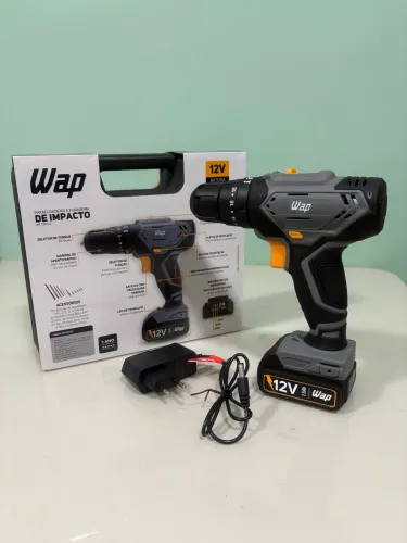 PARAFUSADEIRA E FURADEIRA DE IMPACTO WAP 12V