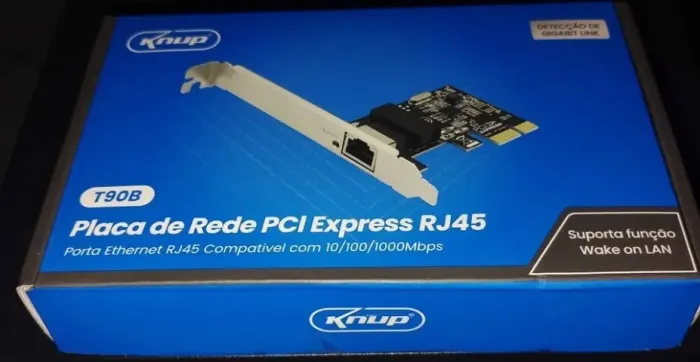 Placa de rede PCIe 10/100/1000 Knup Nova