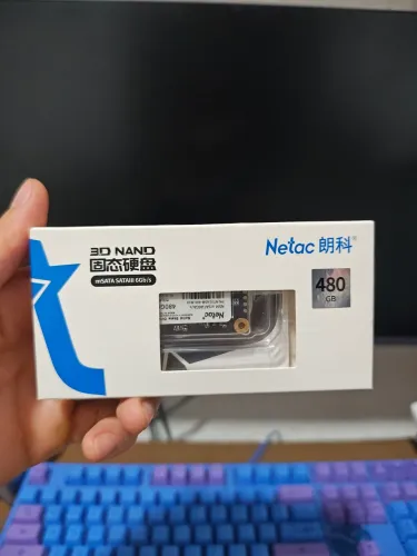 SSD mSATA Netac 480GB - Rápido e Confiáve ( Olx pay envio)