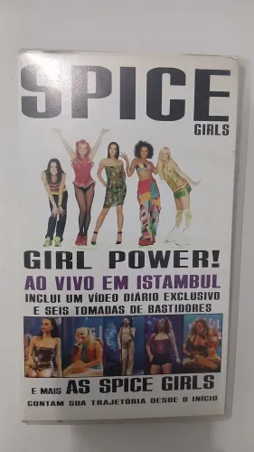 Fita vhs Spice girls "girl power" ao vivo em Istambul usada 