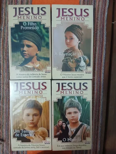 Coleção se fitas vhs "Jesus menino" dubladas novas ,lacradas. 