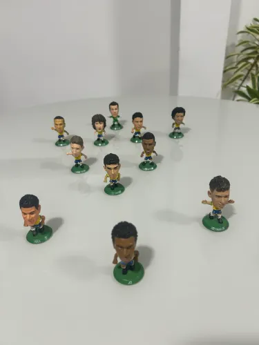 Lote Mini Craques Copa 2014 Coca-Cola - Time Completo (14 Bonecos)