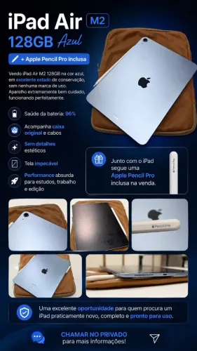 Ipad Air 128gb - Azul