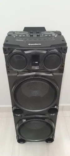 Caixa de Som Gradiente de 1500W com Bluetooth