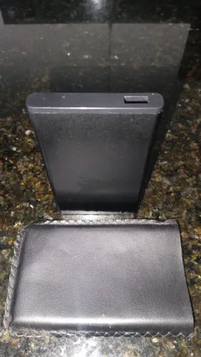Case HD externo 2.5 Sata + capa anti-poeira de couro fino