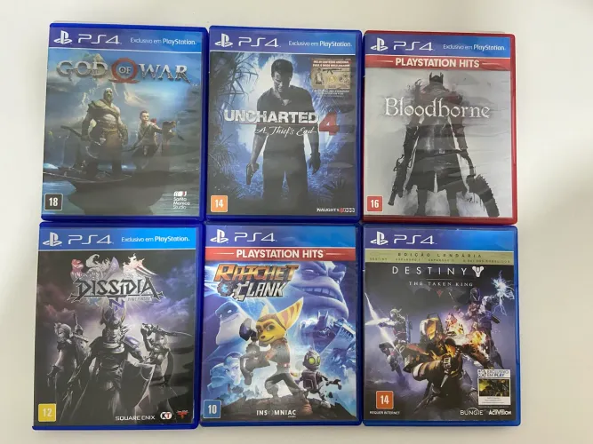 Jogos PLAYSTATION 4 - PS4 (preferência por trocas) 