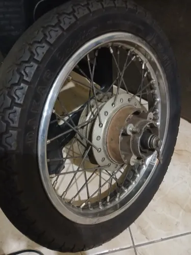 Roda completa traseira biz 125