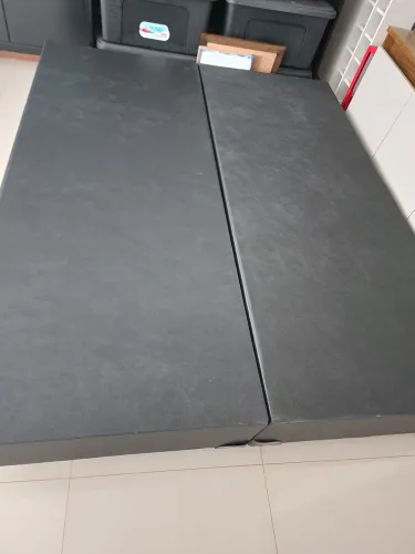 Base Box Queen Ortobom Bipartida 158x198 cm - Excelente Estado
