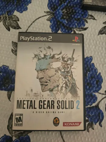 Jogo PlayStation 2 original metal gear solid 2 americano