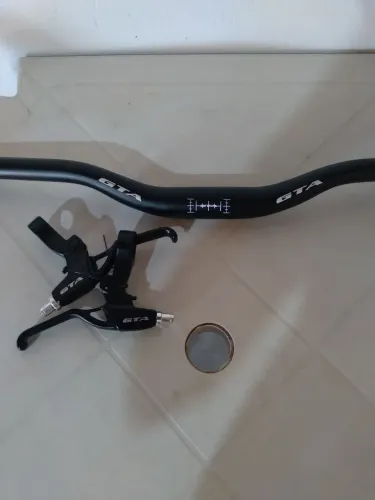 GUIDÃO E MANETE GTA DE ALUMÍNIO