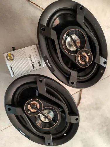 Alto-falante 6x9 bomber 350 rms cada + modolo analógico 2 canal