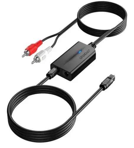 Adaptador Óptica para conectar Aparelho de Som na TV