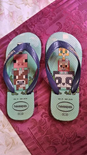 Chinelo infantil Havaianas - Tam. 33/34
