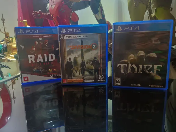 Jogos Playstation 4 PS4 the Division 2, Thief, Raid