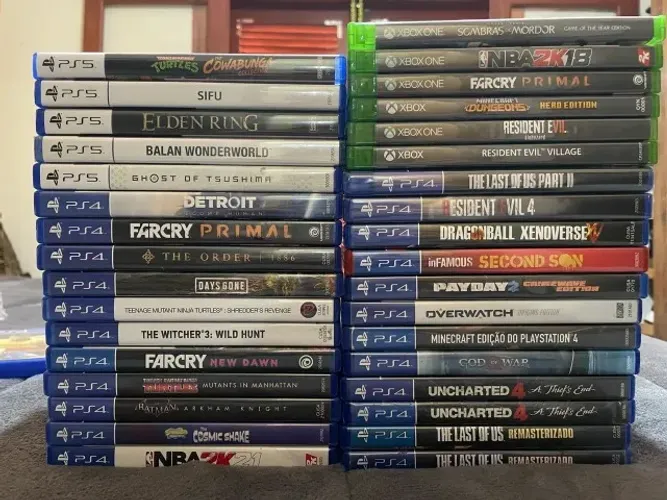 Jogos para Ps3, Ps4, Ps5, Xbox One e Xbox Séries