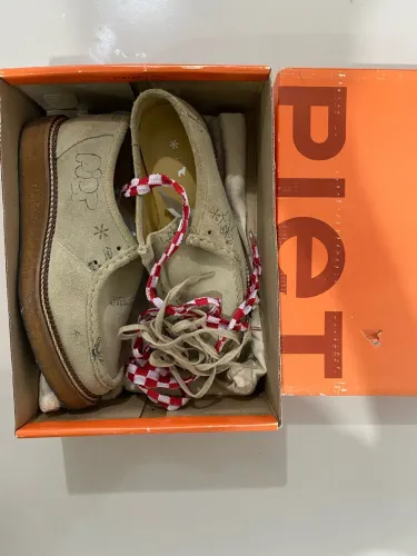 loafer sapato Piet bomb suede moc toe