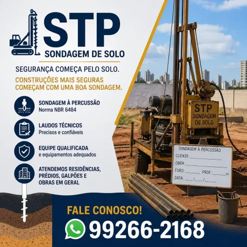 Sondagem de solo STP