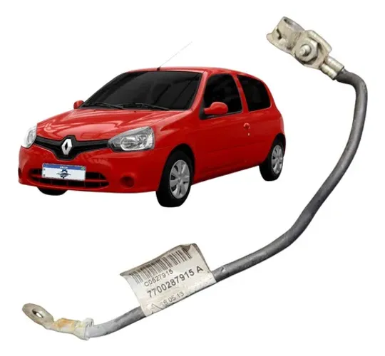 Cabo Negativo Bateria Clio Authentique 1.0 2014 16v Uzad0