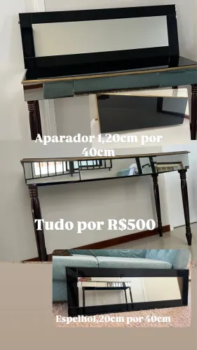 Aparador mais espelho em ótimo estado