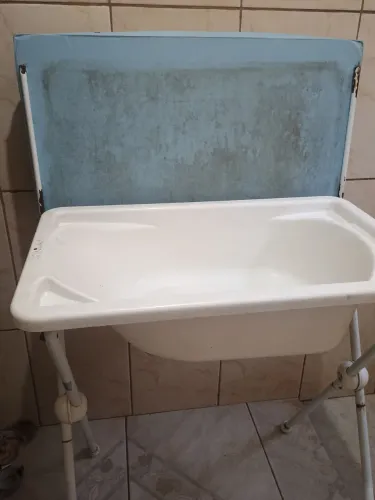 Banheira com trocador