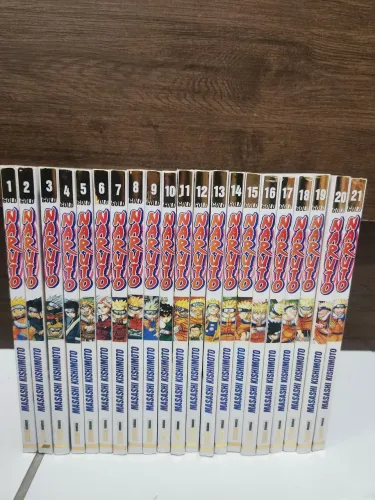 Mangá Naruto Gold, vol.1 ao 21 - R$35 cada, R$700 todos