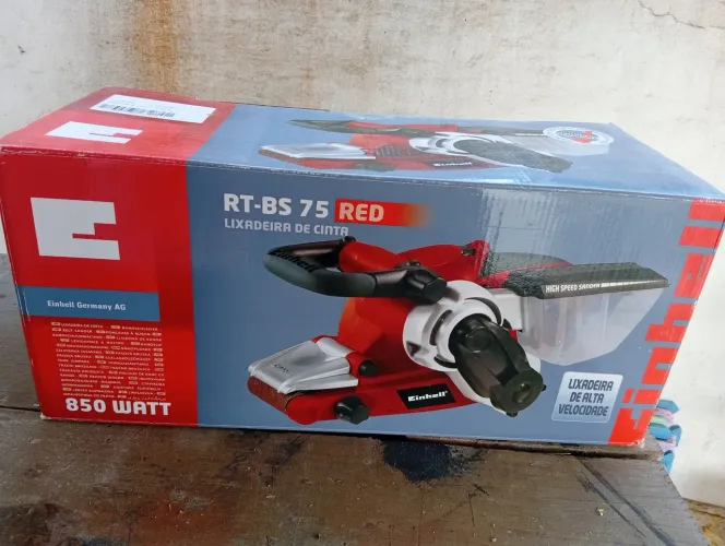 Vendo lixadeira de cinta einhell 