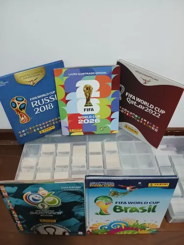 Completo seus albuns de copa do Mundo