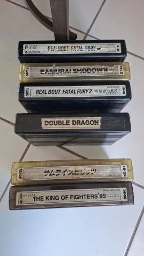 Jogo Original Double Dragon Neo Geo Fliperama MVS